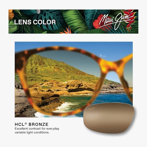 Maui Jim Island Eyes W/Patented Polarizedplus2 Lenses Round Sunglasses - Picture 5 of 6